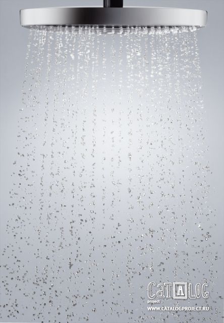 Raindance Select E 300 2jet верхний душ, ½´, с потолочным подсоединением Hansgrohe. Изображение предмета