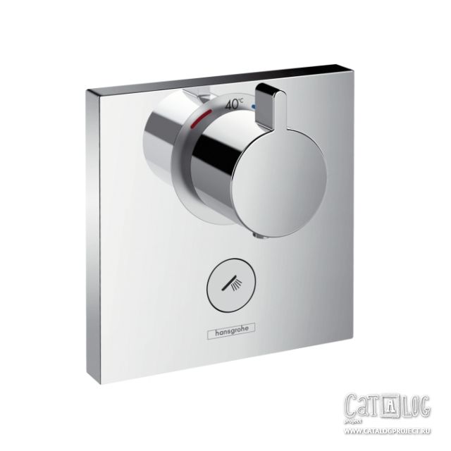 Термостат ShowerSelect Highfow с клапаном для ручного душа Hansgrohe. Изображение предмета