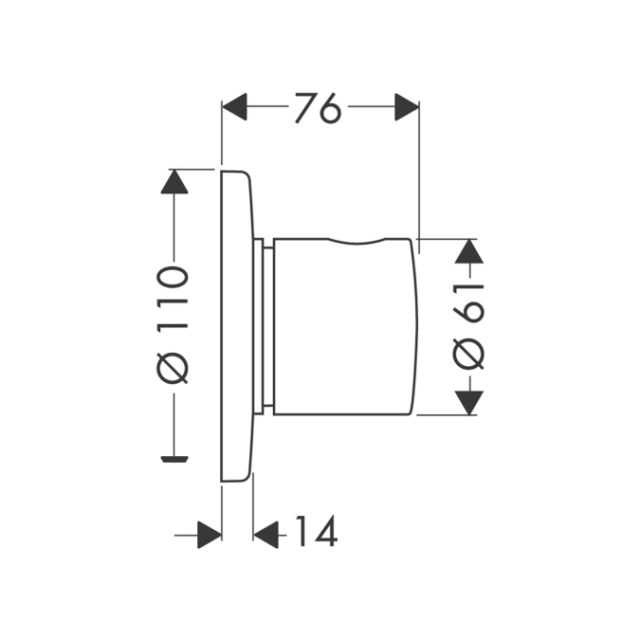 Запорный/переключающий вентиль Trio/Quattro S, СМ, ¾’ Hansgrohe. Технические характеристики