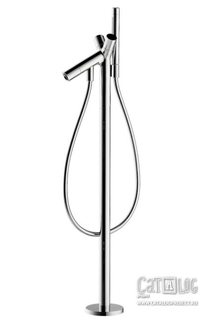 Смеситель для ванны, c двумя рукоятками, напольный, ½’, внешняя часть AXOR. Изображение предмета