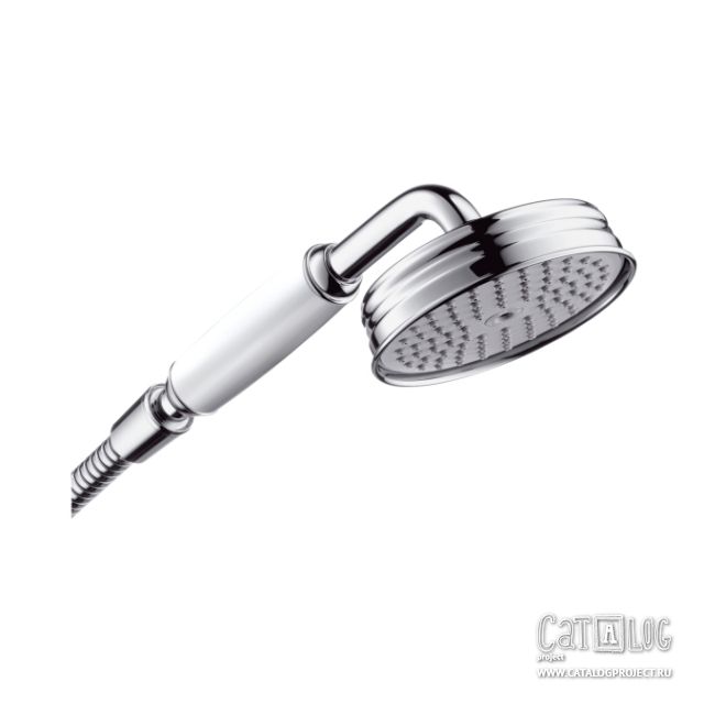 Ручной душ с белой рукояткой, ½’ AXOR. Изображение предмета